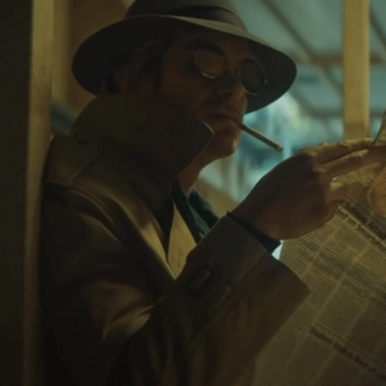 Link Mainstream 2021 Andrew Garfield Double-breasted Trench Coat