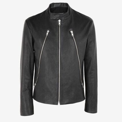 Mens Maison Margiela Sports Leather Jacket