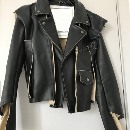 Maison Martin Margiela Black Leather Jacket