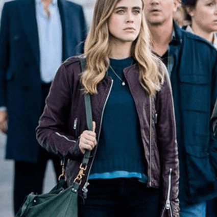 Melissa Roxburgh TV Series Manifest Michaela Stone Leather Jacket
