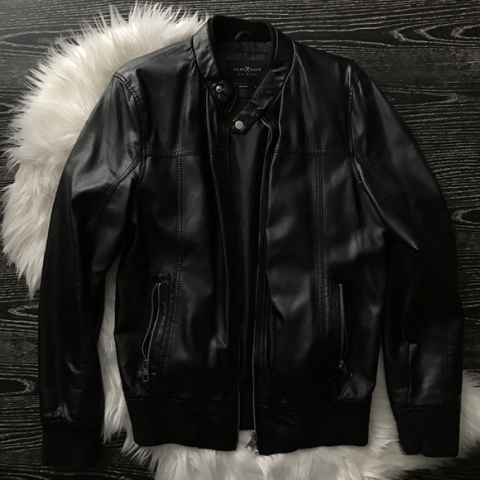 Mens Marc Ecko Leather Jacket