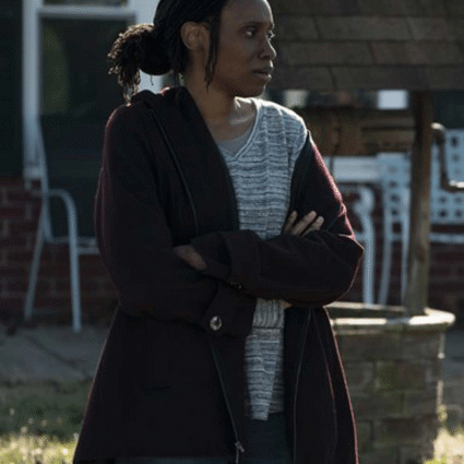 Chinasa Ogbuagu Mare Of Easttown 2021 Beth Hanlon Maroon Jacket