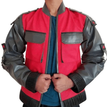 Marty Marlene Back To The Future 2 Mcfly Leather Jacket