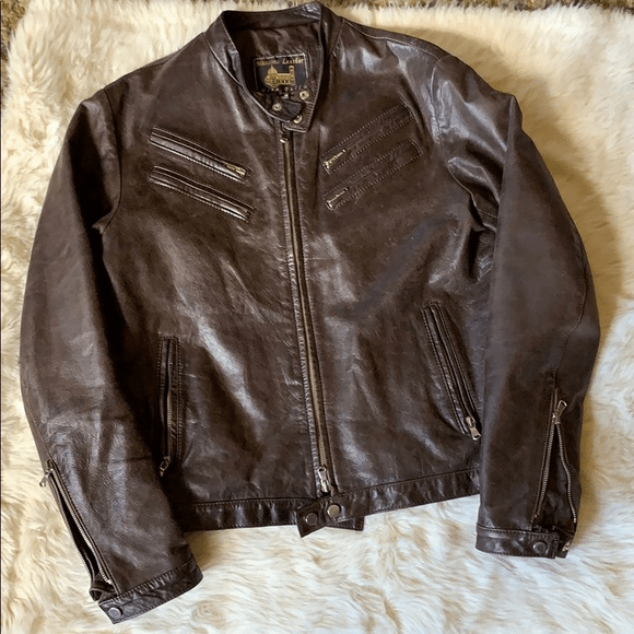 Womens Massimo Brown Leather Jacket - A2 Jackets