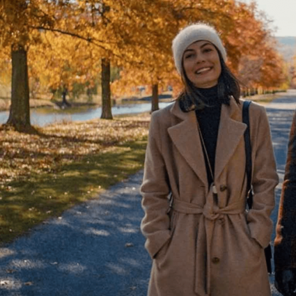 Francesca Master Of None Alessandra Mastronardi Wool Trench Coat