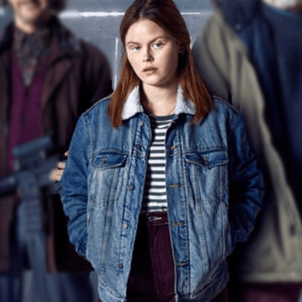 Mathilde Riders Of Justice 2021 Andrea Heick Gadeberg Blue Denim Jacket