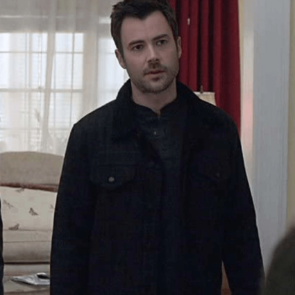 Matt Long Manifest Season 03 Zeke Landon Black Cotton Jacket