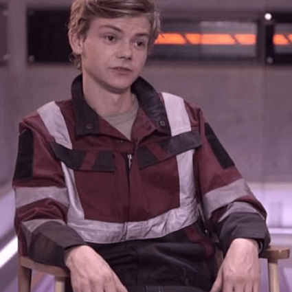 Newt Maze Runner The Death Cure Thomas Brodie-Sangster Red Cotton Jacket