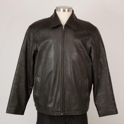 Member's Mark Black Leather Jacket