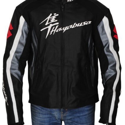 Men Suzuki Hayabusa Motorbike Riding Jacket