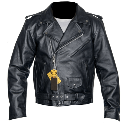 Mens Perfecto Black Biker Leather Jacket