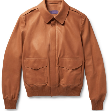 Mens Ralph Lauren Henfield Leather Jacket