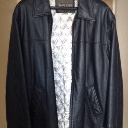 South Wind Black Leather Jacket