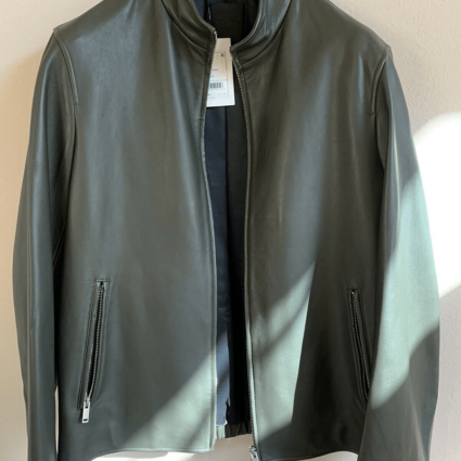 Mens Theory Morvek L.kelleher Leather Jacket