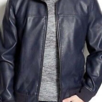 Tommy Hilfiger Bomber Leather Jacket