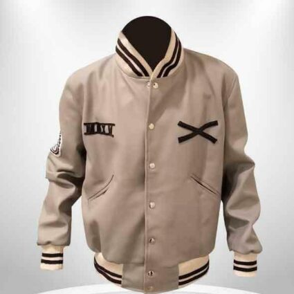 Mens Weeknd XO Varsity Tour Leather Jacket