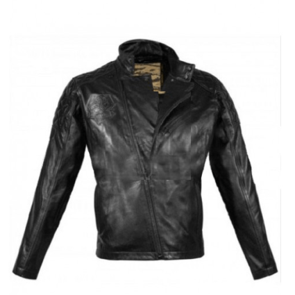 Solid V Snake Metal Gear Black Biker Leather Jacket