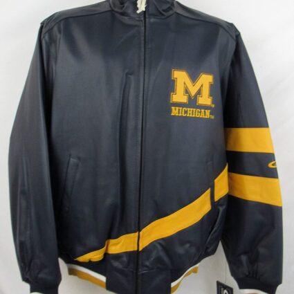 Michigan Wolverines Varsity Leather Jacket