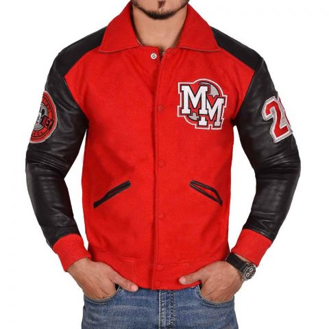 Mens Michael Jackson Mickey Mouse Letterman Jacket