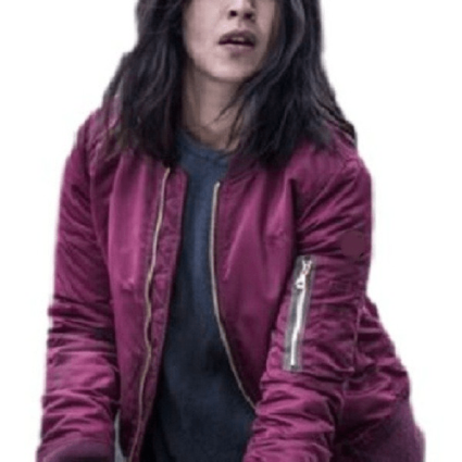 Leïla Bekhti Midnight Sun Slimfit Bomber Jacket