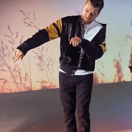 Mens Miles Jones Blindspotting 2021 Black Bomber Jacket