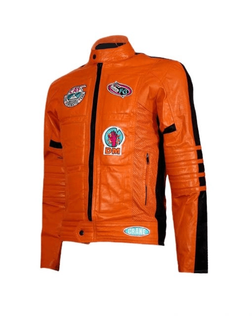 Mens Kill Bill Movie Orange Leather Jacket - A2 Jackets