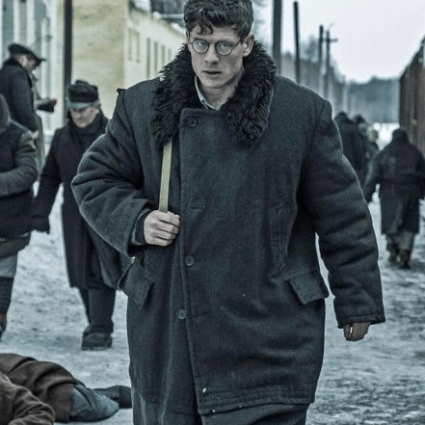 Mr. Jones Gareth Jones Back Fur Collar Trench Coat