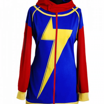 Mens Ms Marvel Kamala Khan Superhero Jacket