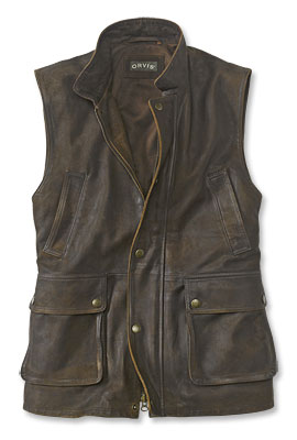 Orvis Munitions Leather Waistcoat Jacket - A2 Jackets