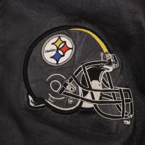 Vintage-NFL-Pittsburg-Steelers-Carl-Banks-Leather-Jacket
