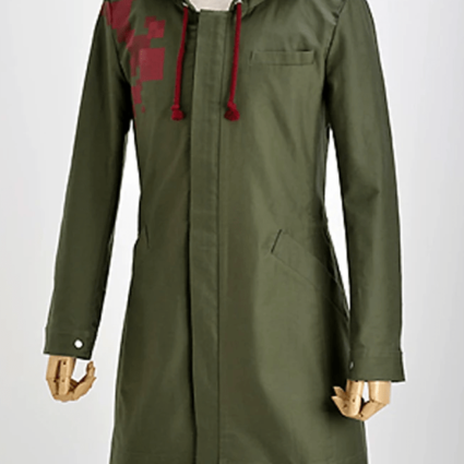 Super Danganronpa 2 Nagito Komaeda Nagito Womens Army Jacket Cosplay Green Coat
