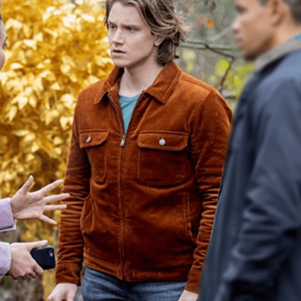 Mens Ace TV Series Nancy Drew Alex Saxon Velvet Jacket