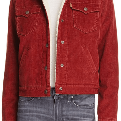 Nancy Wheeler Stranger Things Natalia Dyer Red Jacket