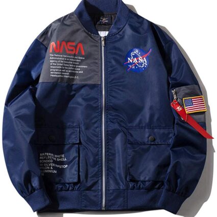 NASA Bomber Jacket Military Flight Jacket