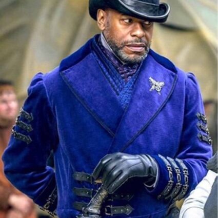 Nathaniel Moon Into The Badlands Sherman Augustus Blue Wool Coat