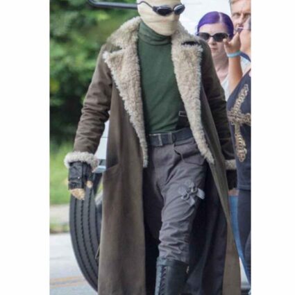Negative Man Matt Bomer Doom Patrol Fur collar Trench Coat