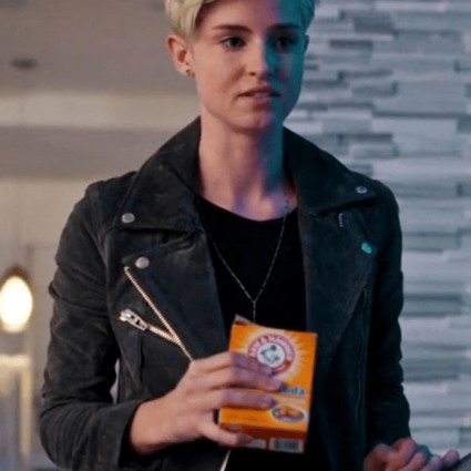 Never Have I Ever Christina Kartchner Suede Leather Jacket