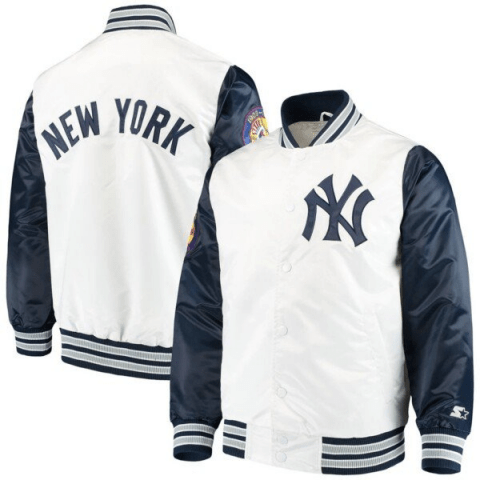 The Legend New York Yankees Baseball White Jacket