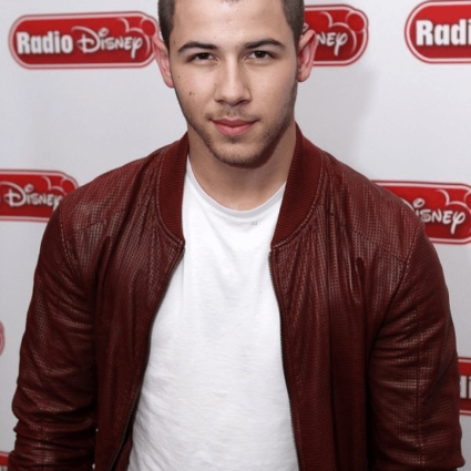 American Singer Nick Jonas Brown Leather Jacket
