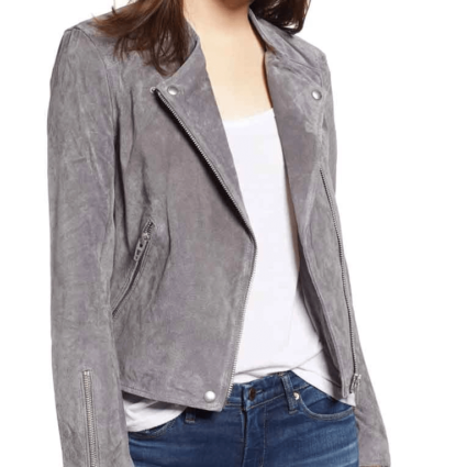 Nicole Maines TV Series Supergirl S06 Nia Nal Suede Leather Jacket