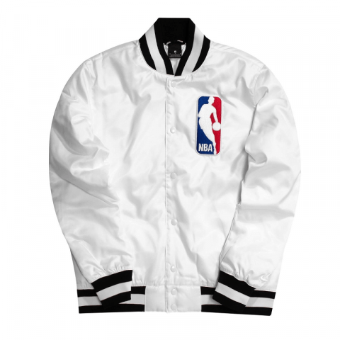 Nike Sb X Nba Bomber Leather Jacket
