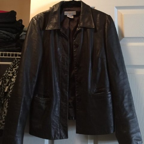 Nine Black West Leather Jacket