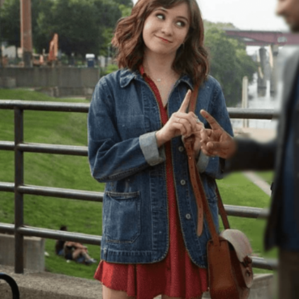 Noël Wells TV Series Master of None Rachel Blue Denim Jacket