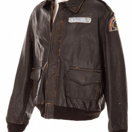 Nostromo Alien Yaphet Kotto Parker Distressed A2 Flight Leather Jacket