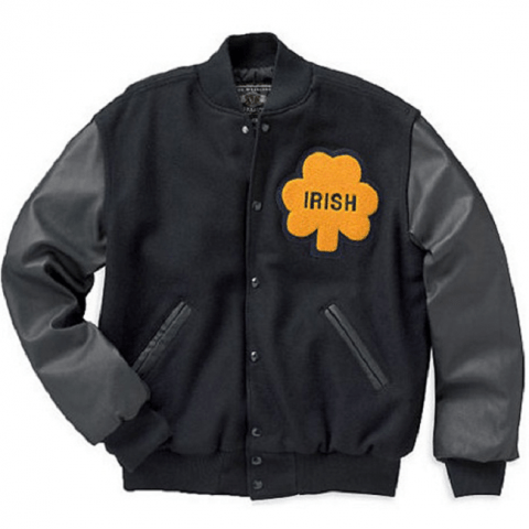 University Of Notre Dame Mens Rudy Irish Jacket