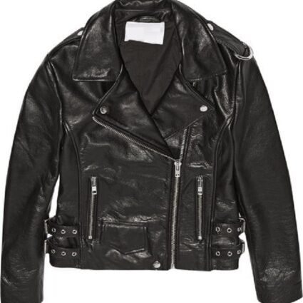 Mens Oak Rider Leather Biker Jacket