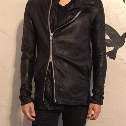 Obscur Mens Leather Jacket