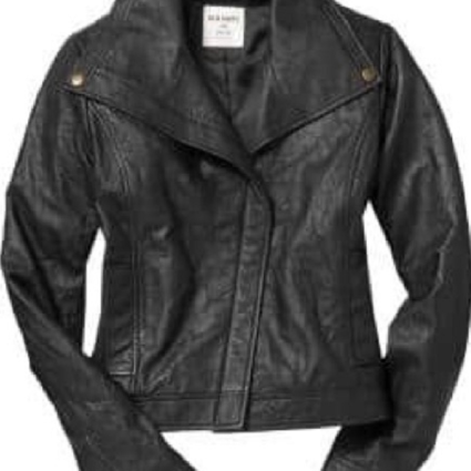 Old Navy Black Leather Jacket