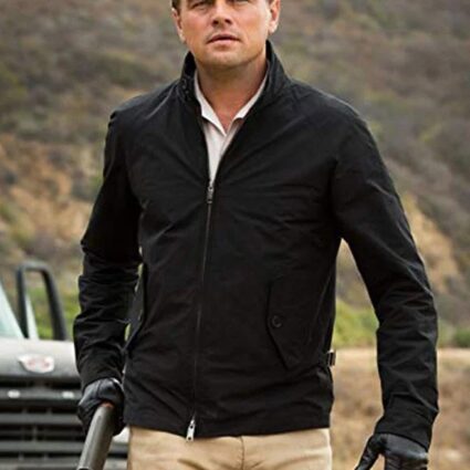 Once Upon A Time In Hollywood Leonardo Dicaprio Black Jacket
