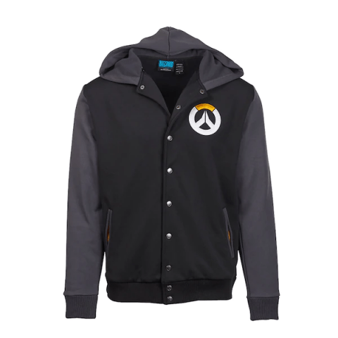 Mens Overwatch Hooded Black Cotton Jacket